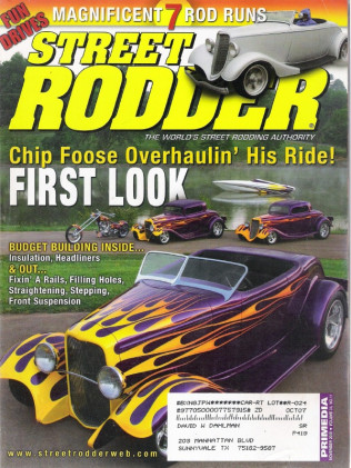 STREET RODDER 2005 NOV - CHIP FOOSE DOES A DEUCE HIGHBOY, HOMEBUILT FRAME